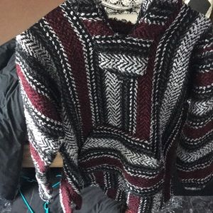 earth rags poncho